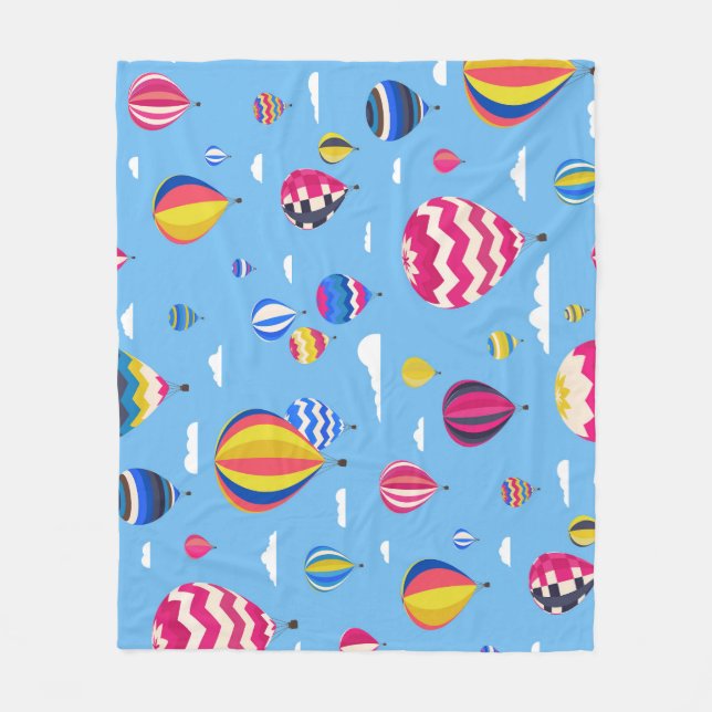 Manta Polar Balones de aire caliente Aventura Sky (Anverso)