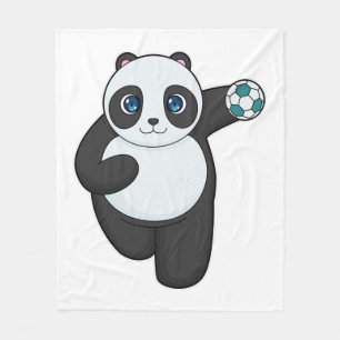 Manta Polar Balonmano de jugador de balonmano de Panda