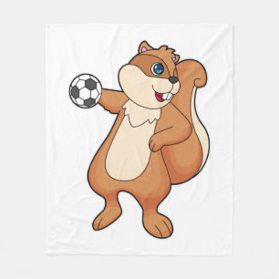 Manta Polar Balonmano de maniquí de ardilla