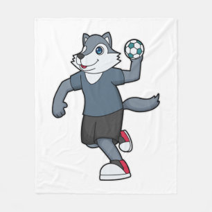 Manta Polar Balonmano jugador de balonmano lobo