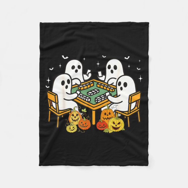Manta Polar Bam Boo Halloween Ghost Mahjong Funny Costume Game (Anverso)