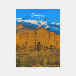 Manta Polar Bamyan, Afganistán - Valle del acantilado de Buda