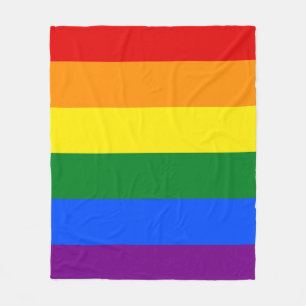 Manta Polar Banda arco iris LGBT