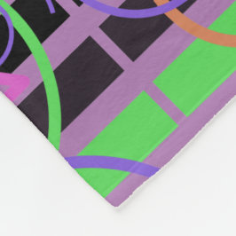 Manta Polar Banda De Fleece Swirl Fleece Blanket Retro Star St