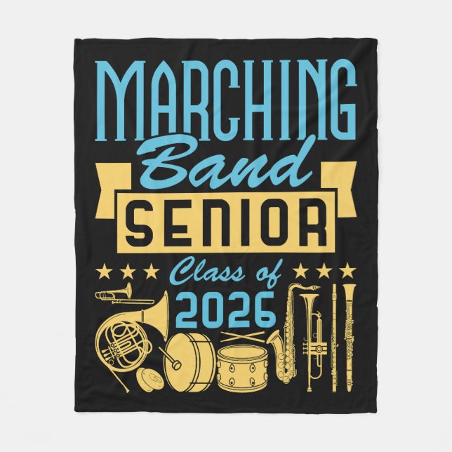 Manta Polar Banda de Música Clase Mayor de 2026 (Anverso)