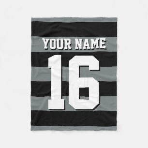 Manta Polar Banda Preppy de Black Charcoal Team Jersey