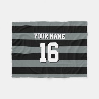 Manta Polar Banda Preppy de Black Charcoal Team Jersey