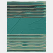 Banda verde azulada Casual Car Blanket