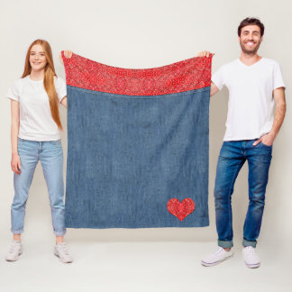 Manta Polar Bandana Denim-Look