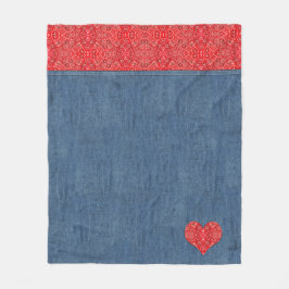 Manta Polar Bandana Denim-Look