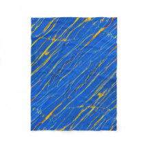 Bandas azules y doradas