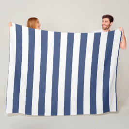 Manta Polar Bandas costeras clásicas | Bandas azules de cobalt