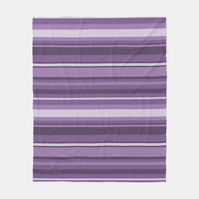 Manta Polar Bandas de lavanda (Anverso)
