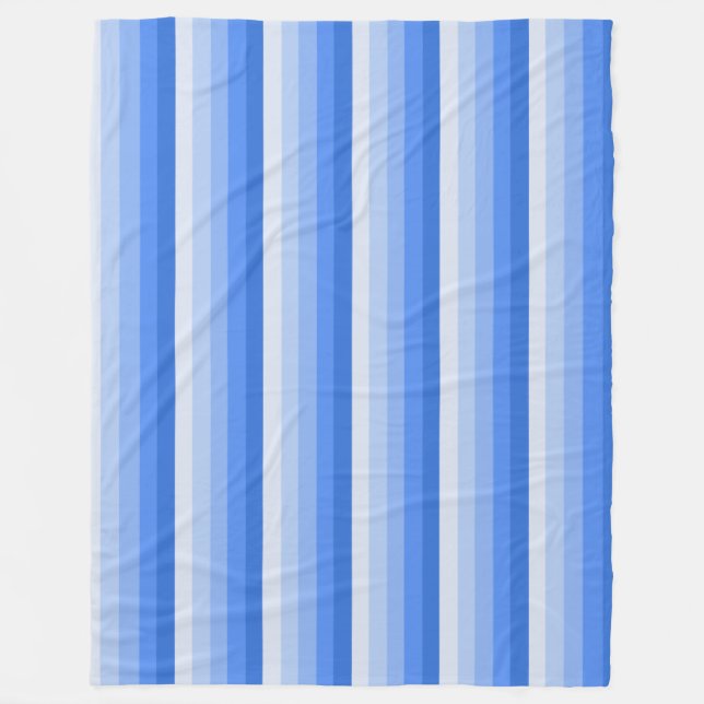 Manta Polar Bandas de sombra azules (Anverso)