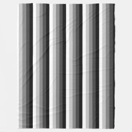 Manta Polar Bandas de sombra en blanco y negro