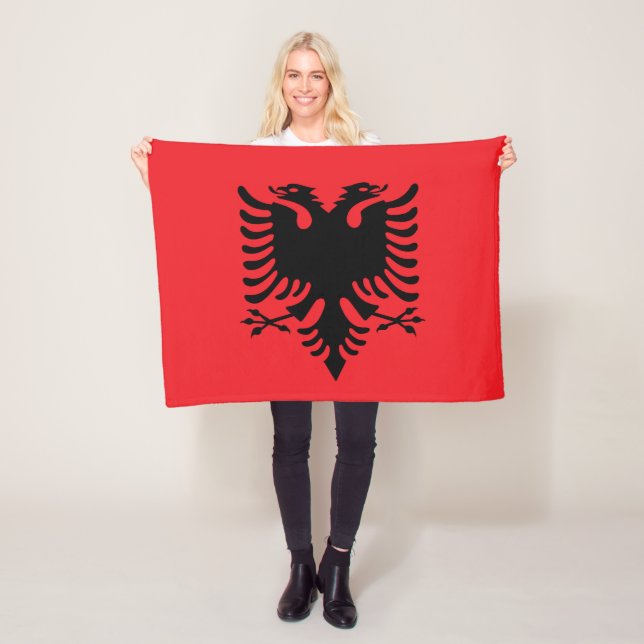 Manta Polar Bandera albanesa (In situ)