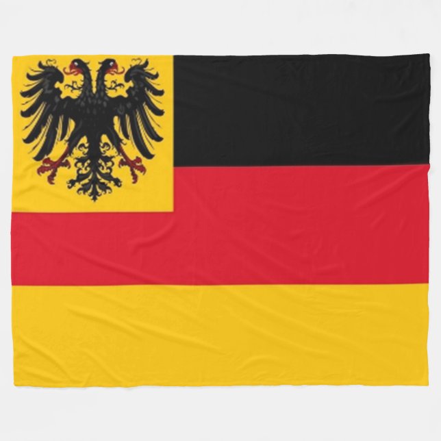 MANTA POLAR BANDERA ALEMANA DE LA PRIMERA GUERRA MUNDIAL (Frente (Horizontal))