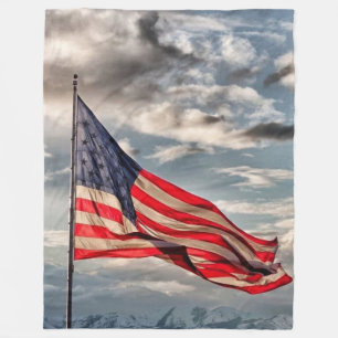 MANTA POLAR BANDERA AMERICANA