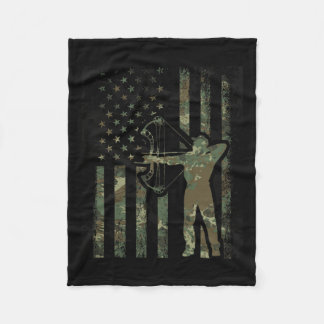 Manta Polar Bandera Americana Camo Regalo De Caza De Púas Para