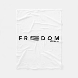 Manta Polar Bandera Americana Libertad Cristo Es Rey Te Libera