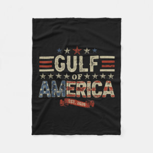 Manta Polar Bandera Americana Retro Golfo De Estados Unidos Es