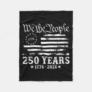 Manta Polar Bandera Americana Vintage 250 Años 1776 2026 250º