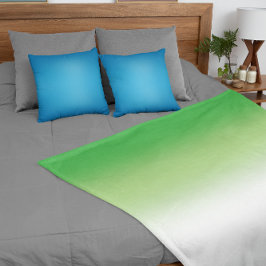 Manta Polar Bandera Aromántica Gradiente - Orgullo Aromántico 