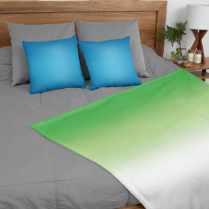 Manta Polar Bandera Aromántica Gradiente - Orgullo Aromántico 