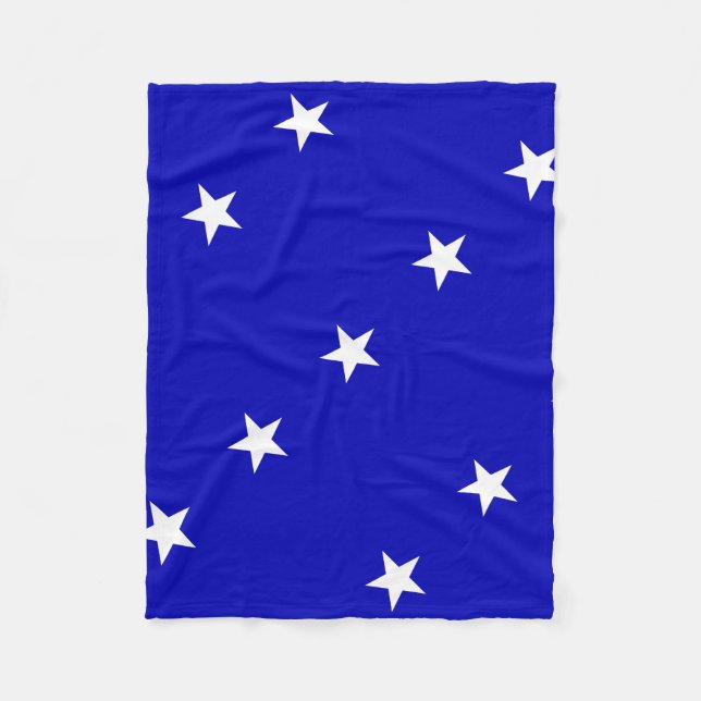 Manta Polar Bandera azul de Bonnie (Anverso)