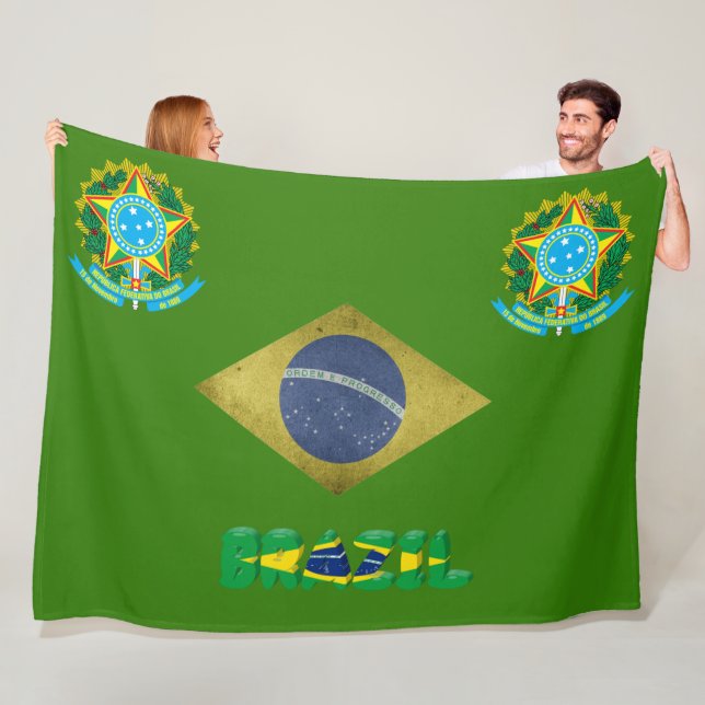 Manta Polar Bandera brasileña (In situ)