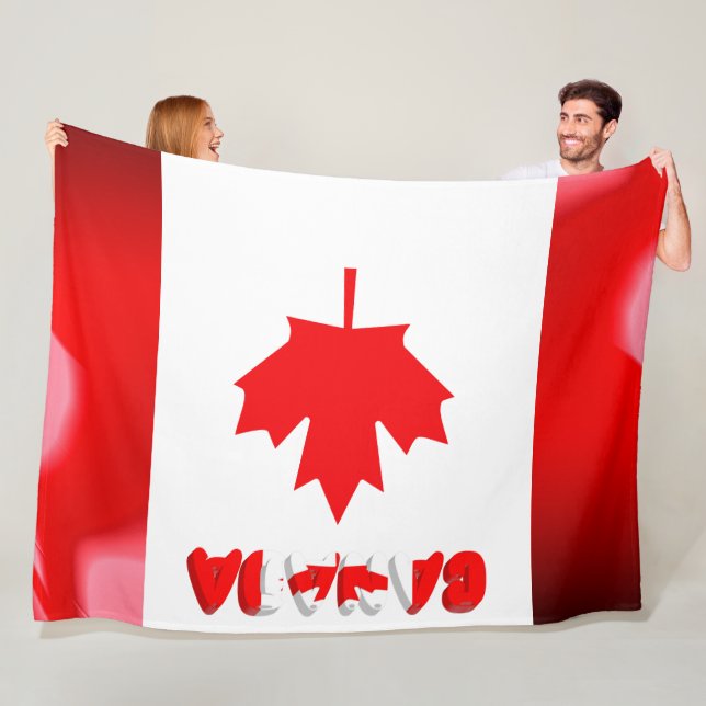 Manta Polar Bandera canadiense (In situ)