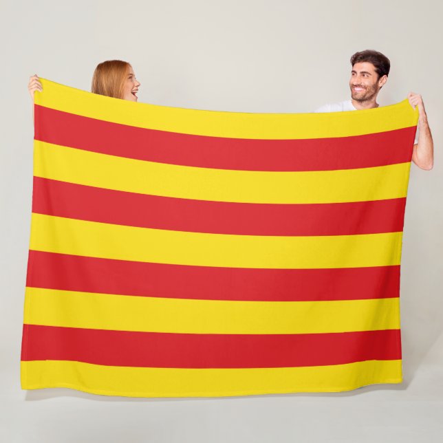 Manta Polar Bandera catalana (Cataluña) (In situ)