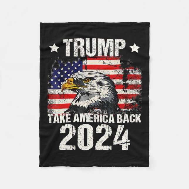 Manta Polar Bandera de 2024 devuelve a los Estados Unidos a la (Anverso)