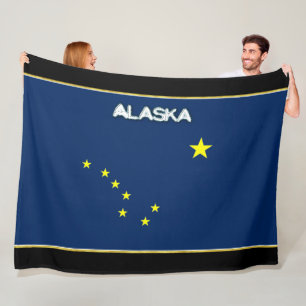 Manta Polar Bandera de Alaska