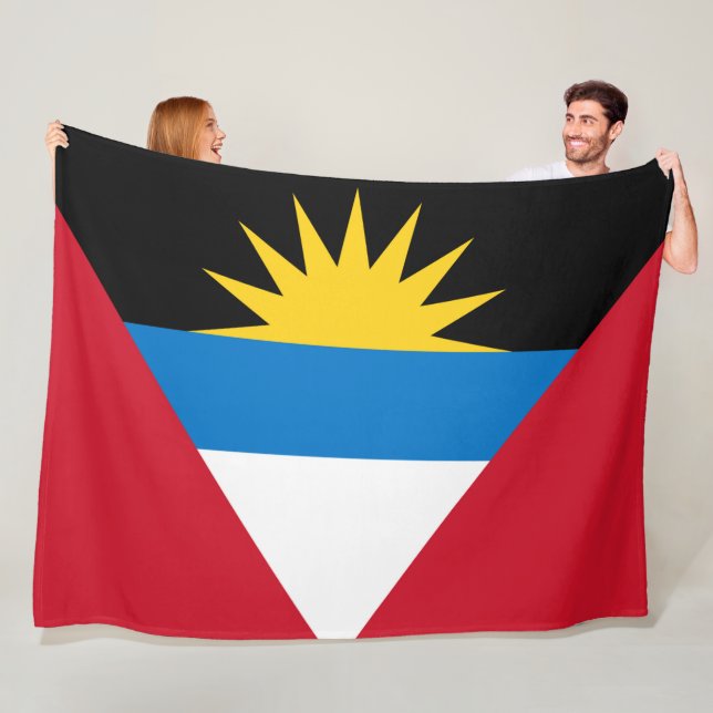 Manta Polar Bandera de Antigua y Barbuda (In situ)