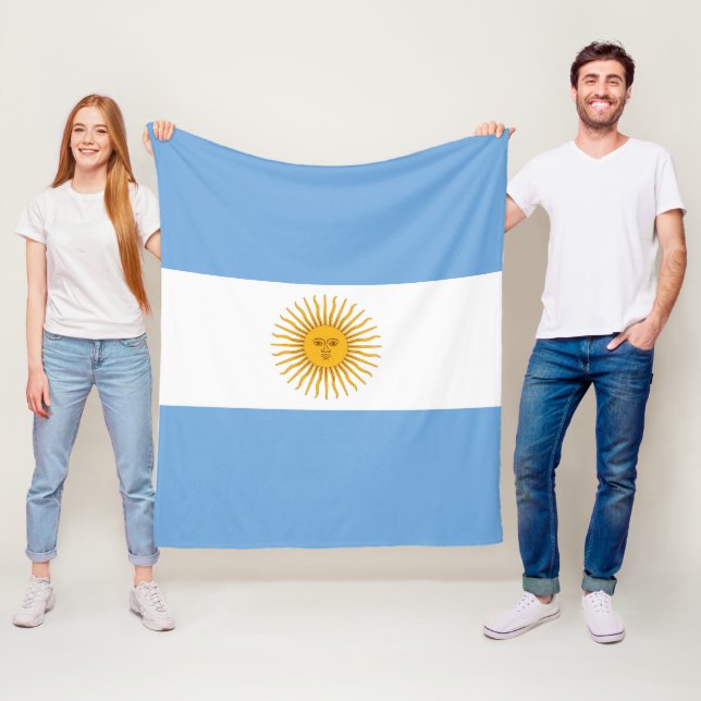 Manta Polar Bandera de Argentina (In situ)