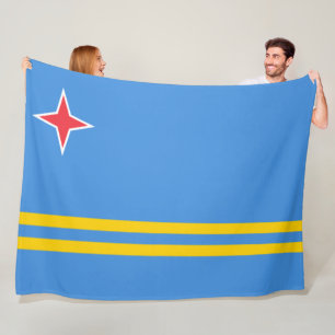 Manta Polar Bandera de Aruba