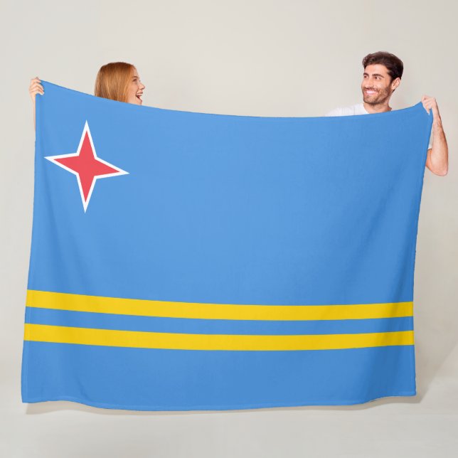 Manta Polar Bandera de Aruba (In situ)