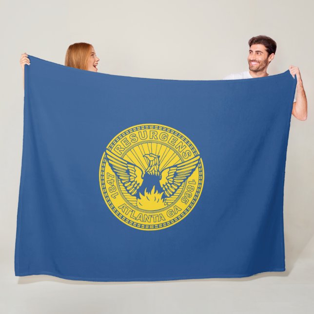 Manta Polar Bandera de Atlanta (Georgia, Estados Unidos) (In situ)