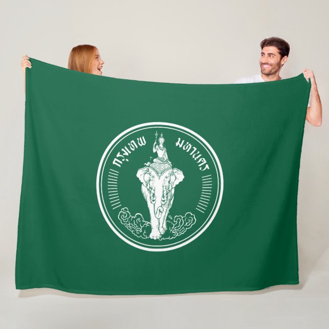 Manta Polar Bandera de Bangkok (ciudad capital de Tailandia) (In situ)