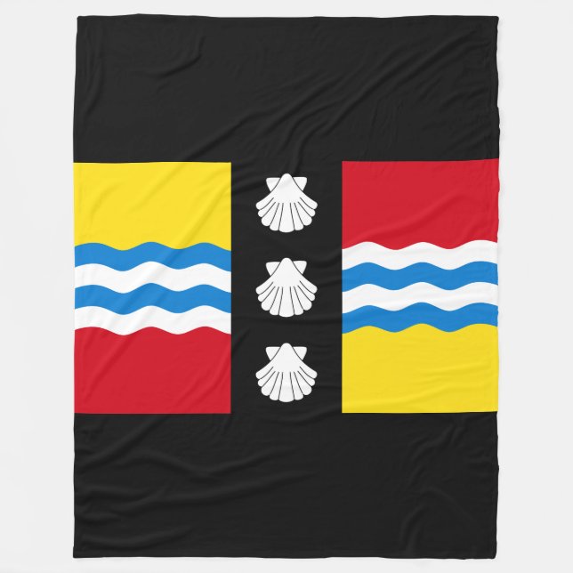 Manta Polar Bandera de Bedfordshire Fleece Blanket (Anverso)