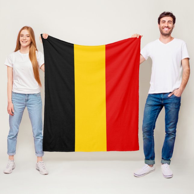 Manta Polar Bandera de Bélgica (In situ)
