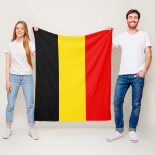 Manta Polar Bandera de Bélgica media