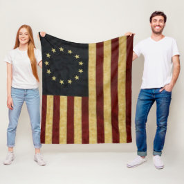 Manta Polar Bandera de Betsy Ross los E.E.U.U.