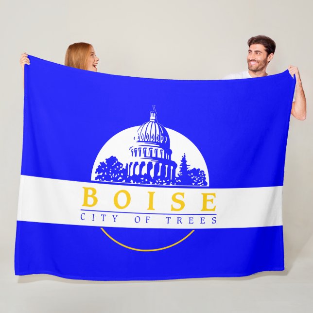 Manta Polar Bandera de Boise (ciudad de Idaho) (In situ)