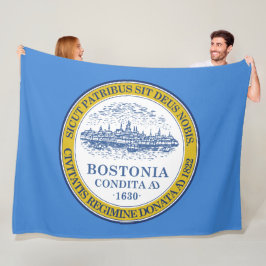 Manta Polar Bandera de Boston (Massachusetts)