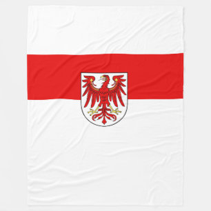 Manta Polar Bandera de Brandeburgo Fleece Blanket