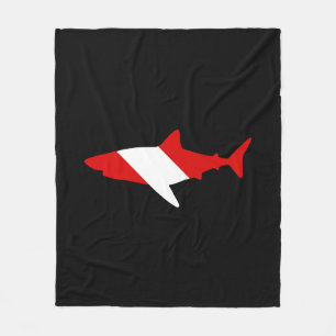 Manta Polar Bandera de buceo - Tiburón