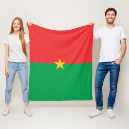 Manta Polar Bandera de Burkina Faso