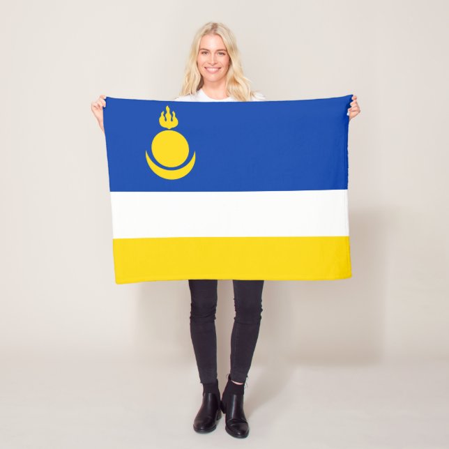 Manta Polar Bandera de Buryatia Patriótica (In situ)